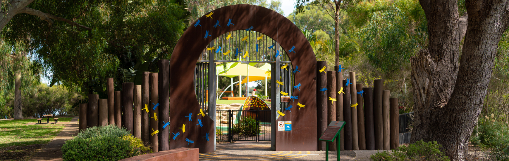 Image of Bibra Lake Regional Playgrouond entrance